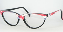 SUNLIGHT Einzigartig 101A-10206 Schwarz / Rose / Weiß/Blau Brille 54-20-135 - £65.15 GBP