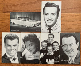 Vintage Lot of 6 Arcade/Exhibit Cards Vic Damone Hilltoppers Ford SM-800 - £3.15 GBP