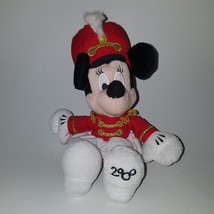 Minnie Mouse Band Leader Bean Bag Plush Disney World 2000 Red White Marching - £9.89 GBP