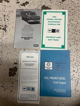 1983 GMC Medium Duty Owners Operators Owner Manual Set W Detroit Diesel Bk - £23.44 GBP
