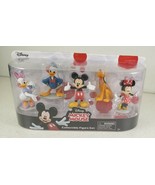 Disney Mickey Mouse Collectible Figures Mickey Minnie Daisy Donald Pluto... - £22.27 GBP