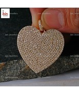 2.70 - 2.90 Ct G-H/VS1 Natural Certified Diamond Heart Pendant 18 Kt Yel... - £3,322.50 GBP