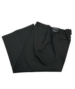 Jones New York Pants Womens 1X Black Pin Striped Pull On Wide Leg Jersey... - $635.80 MXN