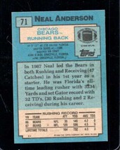 1988 Topps #71 Neal Anderson Nmmt (Rc) Bears *X106489 - £3.52 GBP