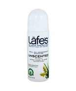 Lafe&#39;s 24-Hour Protection Roll On Deodorant Unscented w/Witch Hazel &amp; Al... - £8.40 GBP
