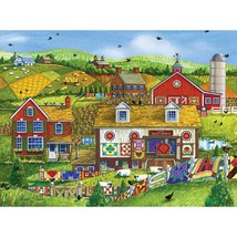 Lapp&#39;S Quilt Barn 1000 Pc Jigsaw Puzzle - - £30.29 GBP
