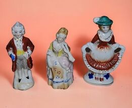 3 Vintage 1945-52 Porcelain Figurines Hand Painted Occupied Japan Coloni... - $22.89