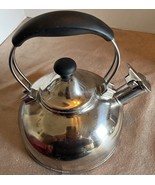 Chantal Whistling Tea Kettle Polished Stainless Steel 1.8 Quart Model SL... - $14.47