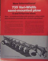 1978 International 735 Moldboard Plow Brochure - $10.00