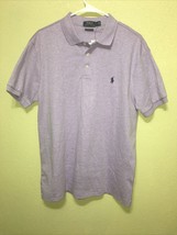 Polo Ralph Lauren Men’s Polo Shirt Custom Slim Fit PURPLE HTR SZ L NEW $... - $91.49