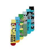 Rick and Morty Men’s Crew Socks, 6-Pack, Size 8-12 Bioworld NEW - $348.00 MXN