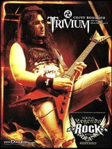Trivium Corey Beaulieu Dean Dime Razorback V guitar advertisement ad print - £3.30 GBP