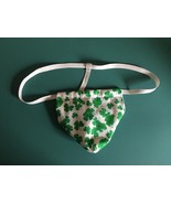 New Mens White SHAMROCKS St Patricks Day Irish Gstring Thong Male Underwear - €17,49 EUR
