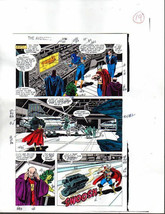 Original 1988 Avengers 296 She-Hulk Thor color guide art page 19, Marvel Comics - £36.65 GBP