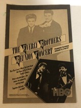 Everly Brothers Reunion Show HBO TV guide Vintage Print Ad Tpa3 - $5.93