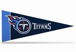 Tennessee Titans NFL Felt Mini Pennant 4&quot; x 9&quot; Banner Flag Souvenir NEW - £2.88 GBP