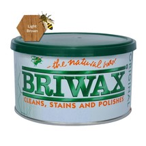 Briwax (Light Brown) Furniture Wax Polish, Cleans, Stains, and Polishes - $27.50