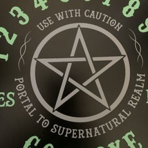 Glow in the Dark Ouija Board, Pentagram Ouija, Occult, Planchette, Spiri... - $56.99