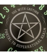 Glow in the Dark Ouija Board, Pentagram Ouija, Occult, Planchette, Spiri... - £45.56 GBP