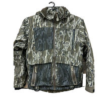 Hard Core Finisher Fleece Lined Jacket Mens Medium Mossy Oak Bottom Land... - $89.76
