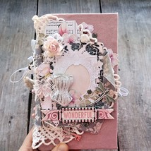 French junk journal Garden junk journal for sale Love junk book homemade  - £392.28 GBP