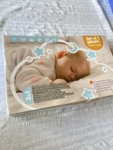 Bisoo 2 in 1 Waterproof Baby Bed Linen Set of 2 Sheets 24x38x5 Jersey OEKO-TEK - £18.20 GBP