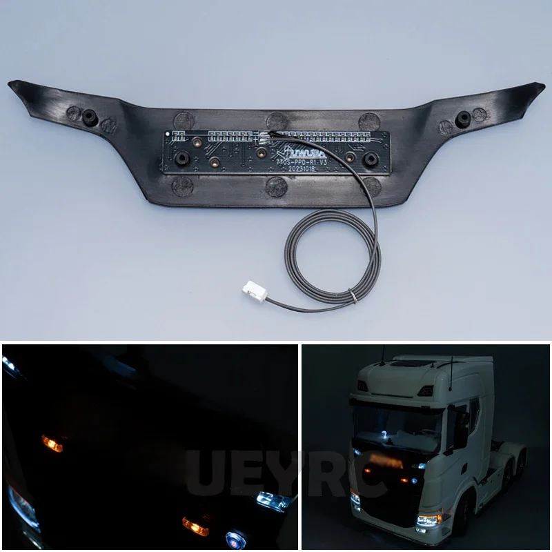 LED Simulation Glowing Logo for 1/14 Tamiya RC Dump Truck SCANIA 770S 56... - $1,734.15 MXN