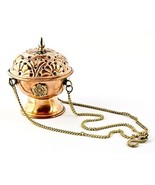 Copper and Brass 3.75&quot; Hanging Incense Censer! - $399.60 MXN