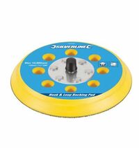 Silverline 432202 Hook and Loop Backing Pad, 125 mm, 5/16 inch UNF U56 - $250.46 MXN