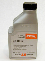 1 BOTTLE 6.4 oz HP Ultra 2 cycle Oil MAKES 2.5 GALLONS MiX STIHL 0781-31... - $450.42 MXN