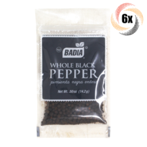 6x Bags Badia Whole Black Pepper Pimienta Negra Entera | .5oz | Gluten Free! - £12.41 GBP