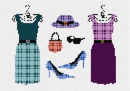 Mix N Match Plaids Needlepoint Canvas - £37.96 GBP+