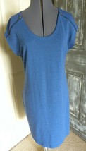 Lolë Una dress Blue Zip Shoulders A-Line Size M - £12.66 GBP