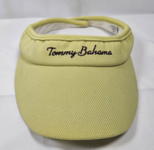 Vintage Tommy Bahama Yellow Visor Beach Vibes Golf Long Bill Adjustable - $14.95