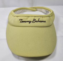 Vintage Tommy Bahama Yellow Visor Beach Vibes Golf Long Bill Adjustable - £11.92 GBP