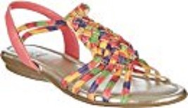 Impo Brinley Stretch Sandal Memory Foam Pastel Multi PInk Sz 7  - £15.97 GBP