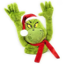 Dr. Seuss Grinch Who Stole Christmas Plush Positionable Tree Topper - £33.98 GBP
