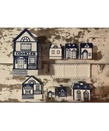 CKAO Blue &amp; White Ceramic Hand Painted Cottage Kitchen Set With 9 Pieces - €42,55 EUR