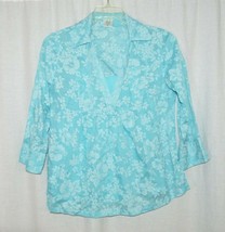 Infinity Maternity Blue Tank Blouse Top Shirt Size M Medium Pull Over Combo - £15.13 GBP