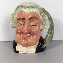 D6498 The Lawyer Toby Mug Royal Doulton Character Jug Large 7&quot; Wig Feath... - £32.70 GBP