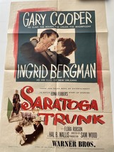 Saratoga Trunk vintage movie poster - £78.63 GBP