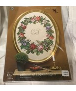 Antique Flowers Cross Stitch Leaflet Permin of Copenhagen - $284.15 MXN