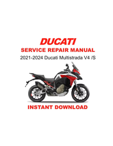 2021 - 2024 Ducati Multistrada V4 / S Service Repair Workshop Manual - €12,98 EUR