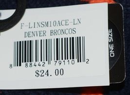 Forty Seven NFL Licensed Denver Broncos Dark Blue Orange Cuffed Knit Cap image 3