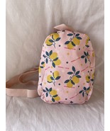 Kendall and Kylie Mini backpack Lemon print pink base The Jenners - £6.88 GBP