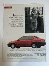 Toyota Tercel Vintage 1993 Print Ad Advertisement PA9 - £5.44 GBP