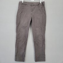Old Navy Pixie Women Pants Size 10 Gray Stretch Skinny Flat Front Trouse... - $14.40