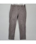 Old Navy Pixie Women Pants Size 10 Gray Stretch Skinny Flat Front Trouse... - £11.25 GBP