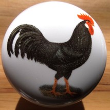 Cabinet knobs knob w/ Rooster Anacona Chicken - $5.20