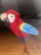 RARE Macaw Parrot Plush Stuffed Large! 38&quot;L Bird Exotic Big RARE Animal GIFT - £45.63 GBP